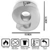 0-9 Number large Individual Cake tins (Number 9) for baking and birthday, Wedding Anniversary & Parties, metallic cake molds, Novelty Cake tins (Number 9), Silver view 2