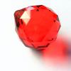 20pcs/lot Red Color 40mm Crystal Prism Faceted Ball Ball For Wedding Party And Event Supplies view 1