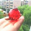 20pcs/lot Red Color 40mm Crystal Prism Faceted Ball Ball For Wedding Party And Event Supplies view 3