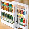 Kitchen trolley Kitchen Spice Organizer Rack Multi-Function Rotating Storage Shelf Slide Kitchen Cabinet Cupboard Organizer Kitchen Storage Rack Vegetable racks for kitchens view 4