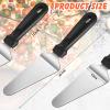 20 Pcs Pizza Spatula Bulk Pie Server Pie Cutter Cake Cutter Stainless Steel Cake Serving Spatula Non Slip Easy to Grip Baking Triangular Spade Plastic Handle Shovel for Desserts Pizza Pie Cake view 3