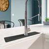 LOPNUR Faucet Mat for Kitchen Sink Cuttable, 24 Inch Long Sink Splash Guard Behind Faucet, Super Absorbent Diatomite Sink Protector Mat, Bathroom Water Splash Guard Fast Dry, Easy to Cut, Grey view 2