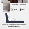 ZZYK King Headboard Cushion Linen Upholstered Headboard King Peel and Stick Headboard Bolster Support Wedge Pillow for Daybed Bed Bedroom,G,No headboard 70.8"/180cm view 3