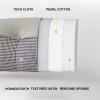ZZYK King Headboard Cushion Linen Upholstered Headboard King Peel and Stick Headboard Bolster Support Wedge Pillow for Daybed Bed Bedroom,B,No headboard 70.8"/180cm view 2