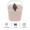 1 Set Tea Bucket Tea Leaf Strainers Food Waste Holder Tiny Wastebasket Tea Leaf Garbage Can Tea Leaf Containers Rubbish Container Household Products Office Plastic Tea Residue view 2