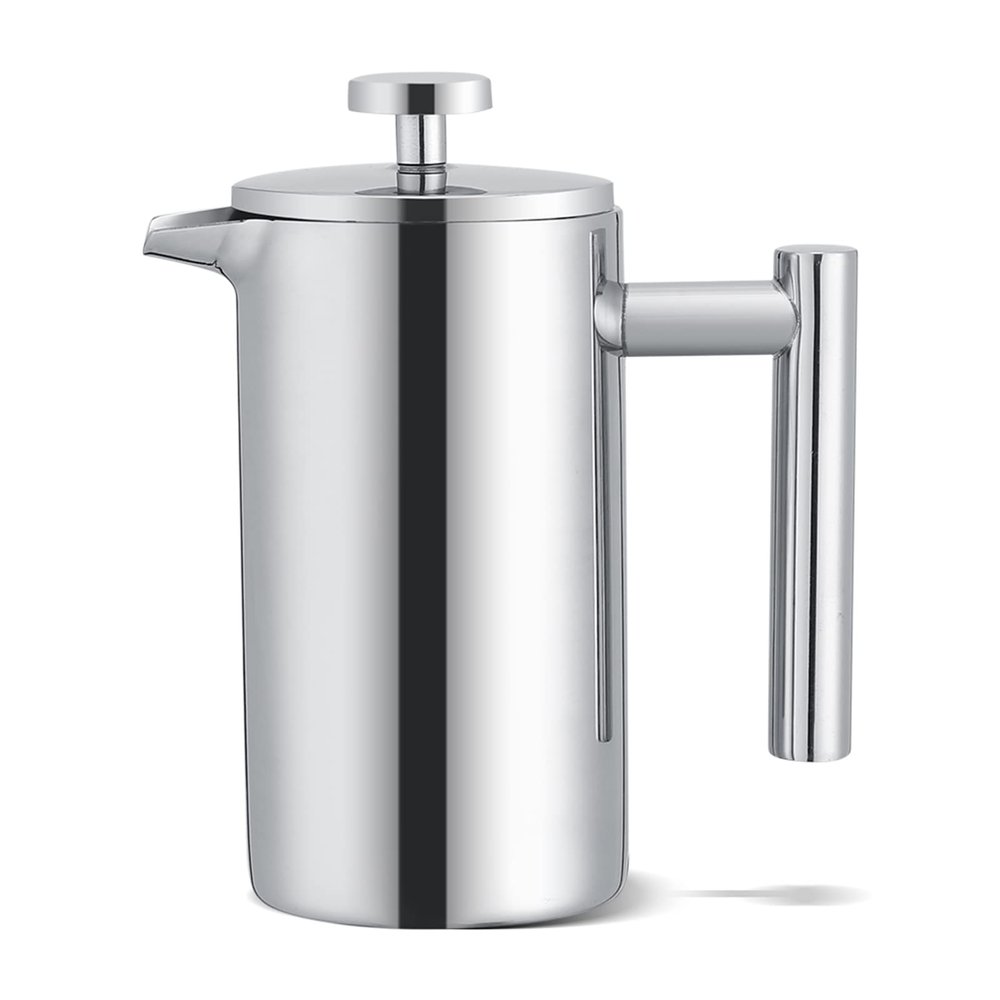 350ML Double Wall Stainless Steel Coffee Maker French Press Tea Pot with Filter,Tea Pot, Tea Pot, 350ML Double Wall Stainless Steel Coffee Made of durable stainless steel both the interior and e