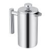 350ML Double Wall Stainless Steel Coffee Maker French Press Tea Pot with Filter,Tea Pot, Tea Pot, 350ML Double Wall Stainless Steel Coffee Made of durable stainless steel both the interior and e view 3