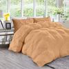 Amuze Bedding 1 Piece Pinch Pleated Comforter Premium 800 Thread Count 500 GSM 100% Egyptian Cotton Super Soft (Emperor King, Peach) view 1