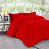 Amuze Bedding 1 Piece Pinch Pleated Comforter Premium 800 Thread Count 500 GSM 100% Egyptian Cotton Super Soft (Full, Red) view 1