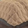 Amuze Bedding 1 Piece Pinch Pleated Comforter Premium 800 Thread Count 500 GSM 100% Egyptian Cotton Super Soft (Twin, Taupe) view 4
