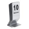 10PCS Table Numbers for Wedding Reception , Stainless Steel 1 10 Double Side Table Numbers Props , Christmas Party , Decoration (Grey) , Stainless Steel 1 10 Double Side Table Numbers ProTable Numbers view 1