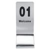10PCS Table Numbers for Wedding Reception , Stainless Steel 1 10 Double Side Table Numbers Props , Christmas Party , Decoration (Grey) , Stainless Steel 1 10 Double Side Table Numbers ProTable Numbers view 3