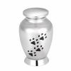 LiHiFG Dog/Cat Paw Print Stainless Steel Memorial Urn Casket Pet Keepsake Locket Containers for Cremated Ashes view 1