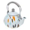 Enamel Kettle 9.44In Stovetop Tea Kettle with Heat-Insulated Handle for Gas and Induction Cookers Enamel Pot with Streamlined Spout view 1