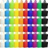 Boao 60 Pack Non Woven Tote Bags Bulk, Reusable Large Gift Bags with Handle, Foldable Grocery Tote for Party, 14 x 10 Inch(Multicolor) view 1