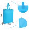 Boao 60 Pack Non Woven Tote Bags Bulk, Reusable Large Gift Bags with Handle, Foldable Grocery Tote for Party, 14 x 10 Inch(Multicolor) view 4