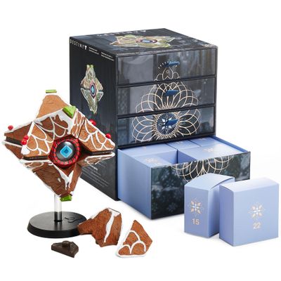 CC Countdown Characters Destiny Ghost Advent Calendar 2025 - Official Destiny 2 Merchandise - Buildable Vinyl Figure Countdown Collectible - Christmas Gift for Gamers & Collectors