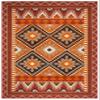 SAFAVIEH Washable Rug Outdoor Veranda Collection - 2' x 3'7", Rust & Red, Non-Shedding & Easy to Clean, Ideal for Patio, Backyard, Mudroom (VER096-0334) view 1