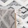 SAFAVIEH Area Rug 8x10 - Moroccan Tassel Shag Collection - Large - Ivory & Grey, Boho Design, Non-Shedding & Easy Cleaning, Plush Pile, Ideal for Living Room, Bedroom, Dining Space (MTS618A) view 2