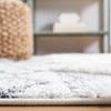 SAFAVIEH Area Rug 8x10 - Moroccan Tassel Shag Collection - Large - Ivory & Grey, Boho Design, Non-Shedding & Easy Cleaning, Plush Pile, Ideal for Living Room, Bedroom, Dining Space (MTS618A) view 4