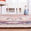 SAFAVIEH Washable Rug Journey Collection - Large - 7'9" x 10', Ivory & Red, Slip Resistant & Easy Cleaning, Ideal for Living Room, Bedroom, Dining Space (JNY107A) view 4