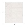Martha Stewart x SAFAVIEH Shag Rug Collection - 2'6" x 3'9", Light Grey, & White, Non-Shedding & Easy Cleaning, Ultra Plush Thick Pile, Ideal for Living Room, Bedroom, Accent Space (MSR0727F) view 2
