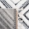 SAFAVIEH Area Rug 8x10 - Moroccan Tassel Shag Collection - Large - Ivory & Grey, Boho Design, Non-Shedding & Easy Cleaning, Plush Pile, Ideal for Living Room, Bedroom, Dining Space (MTS636A) view 1