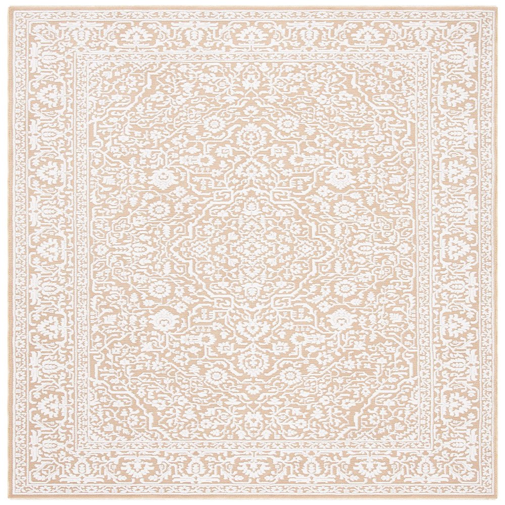 Martha Stewart x SAFAVIEH Area Rug Collection - 2'6" x 4', Gold & Ivory, Non-Shedding & Easy Cleaning, Ideal for Living Room, Bedroom, Office, Accent Space (MSR8937B)