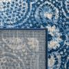 Martha Stewart x SAFAVIEH Area Rug Collection - 2' x 4', Navy & Cream, Floral Pattern, Non-Shedding & Easy Cleaning, Ideal for Living Room, Bedroom, Office, Accent Space (MSR2862N) view 1