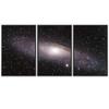 SIGNWIN 3 Piece Framed Canvas Wall Art Galaxy Stars Canvas Prints Home Decoration for Living Room,Bedroom - 16"x24"x3 Panels view 2