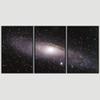 SIGNWIN 3 Piece Framed Canvas Wall Art Galaxy Stars Canvas Prints Home Decoration for Living Room,Bedroom - 16"x24"x3 Panels view 3