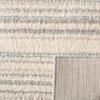 Martha Stewart x SAFAVIEH Area Rug Collection - 2'6" x 3'9", Light Grey & White, Non-Shedding & Easy Cleaning, Ideal for Living Room, Bedroom, Office, Accent Space (MSR0787F) view 1