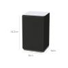 LUOFDCLDDD Furniture Risers Platform Blocks Heavy Duty Legs Feet Made of Carbon Steel Self-Adhesive for Cabinet Chair Bed Sofa Coffee Table Legs Load 500Kg, 4Pcs/Black/10.2Cm/4.0In view 2