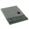 Arequipa Pride - Alpaca Wool Throw Blanket Woven Soft Warm Solid Color Design Peru 64" x 53" (Soft Green) view 1