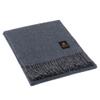 Arequipa Pride - Alpaca Wool Throw Blanket Woven Soft Warm Solid Color Design Peru 64" x 53" (Blue Jean) view 1