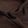 Arequipa Pride - Alpaca Wool Throw Blanket Woven Soft Warm Solid Color Design Peru 64" x 53" (Brown) view 2