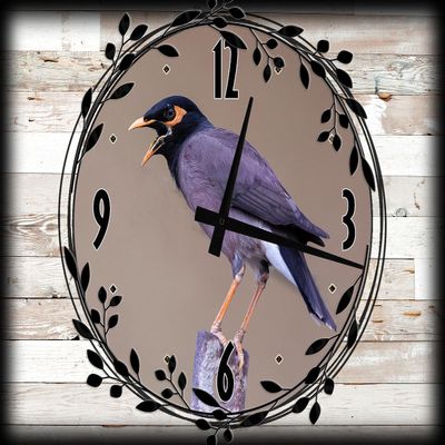 Black and Grey Bird Canvas Wall ArtSpring Decorations for Wall Decor 12 x 16 Inch