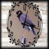 Black and Grey Bird Canvas Wall ArtSpring Decorations for Wall Decor 12 x 16 Inch view 1