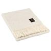 Arequipa Pride - Alpaca Wool Throw Blanket Woven Soft Warm Solid Color Design Peru 64" x 53" (Silver Gray) view 1