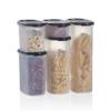 Tupperware Brand Modular Mates Oval Set - 5 Dry Food Storage Containers with Lids (2 Cup, 4 Cup, 7 Cup, 9 Cup & 12 Cup Sizes) - Airtight, Dishwasher Safe & BPA Free view 1
