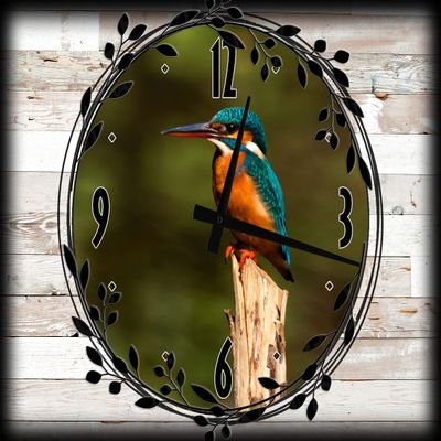 Blue and Orange Bird Tree Canvas Wall ArtSpring Decorations for Wall Decor 12 x 16 Inch