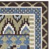 SAFAVIEH Washable Rug Outdoor Veranda Collection - 2' x 3'7", Green & Chocolate, Non-Shedding & Easy to Clean, Ideal for Entryway, Patio, Kitchen, Mudroom, Front Door (VER096-0642) view 3