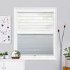 CHICOLOGY Cellular Shades, Day and Night Shades, Custom Blinds for Windows, Window Shades for Home, Blackout Shades, Window Coverings, Cellular Blinds, Snowfall (Blackout + Privacy), 56.75" W x 24" H view 1