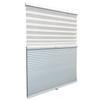CHICOLOGY Cellular Shades, Day and Night Shades, Custom Blinds for Windows, Window Shades for Home, Blackout Shades, Window Coverings, Cellular Blinds, Snowfall (Blackout + Privacy), 56.75" W x 24" H view 2