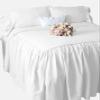 Pride Beddings 400 TC 100% Egyptian Cotton 11 Pc Bed-in-a-Bag Comforter Includes Matching Ruffle Bed Skirt/Ruffle Bed Spread, Duvet Cover, Sheet Set 24''-28'' Deep Pocket Sage Queen Size view 3