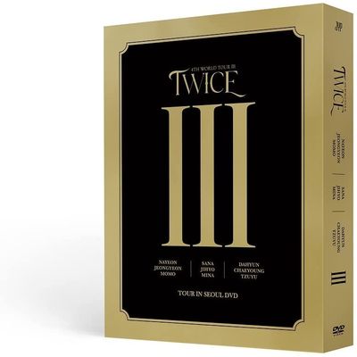 Twice - 4TH World Tour  in Seoul DVD Album+Folded Poster+CultureKorean Gift(Decorative Stickers,Photocards)