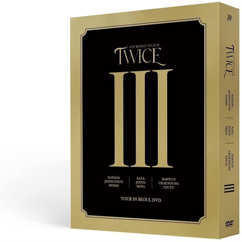 Twice - 4TH World Tour in Seoul DVD Album+Folded Poster+CultureKorean Gift(Decorative Stickers,Photocards)