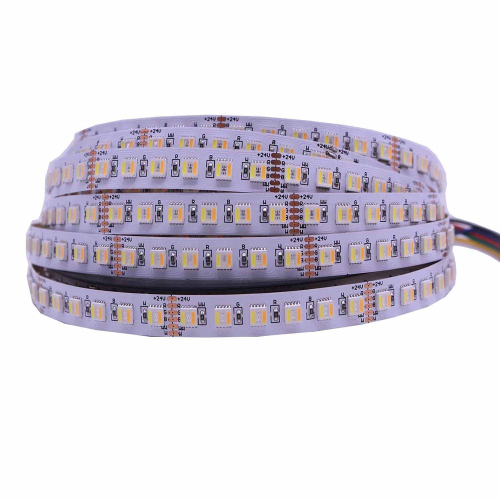 5M LED Strip Light RGBCCT 60leds 96leds /m 5050 SMD Led Tape Led Stripe Bar Light String Holiday Decoration Lights 12V 24V (IP65 Waterproof, 12v)