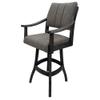 Tobias Designs Inc. Casa Solid Wood 30" Bar Stool - Mojave Grey - Dark Grey view 1