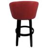 Tobias Designs Inc. Swivel Counter Wood Bar Stool 26" Joey - Vivian - Ruby - Black view 3